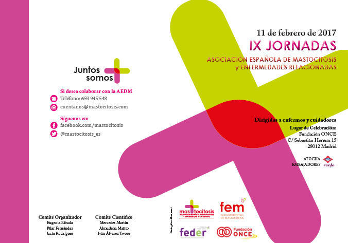 AEDM - IX Jornadas para enfermos de mastocitosis y cuidadores