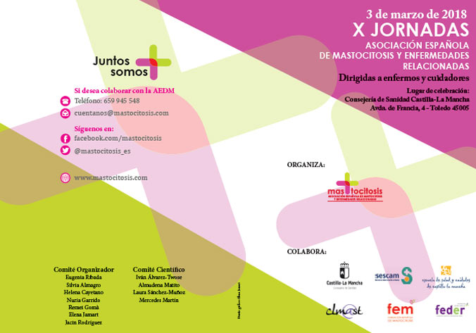 AEDM - X Jornadas para enfermos de mastocitosis y cuidadores